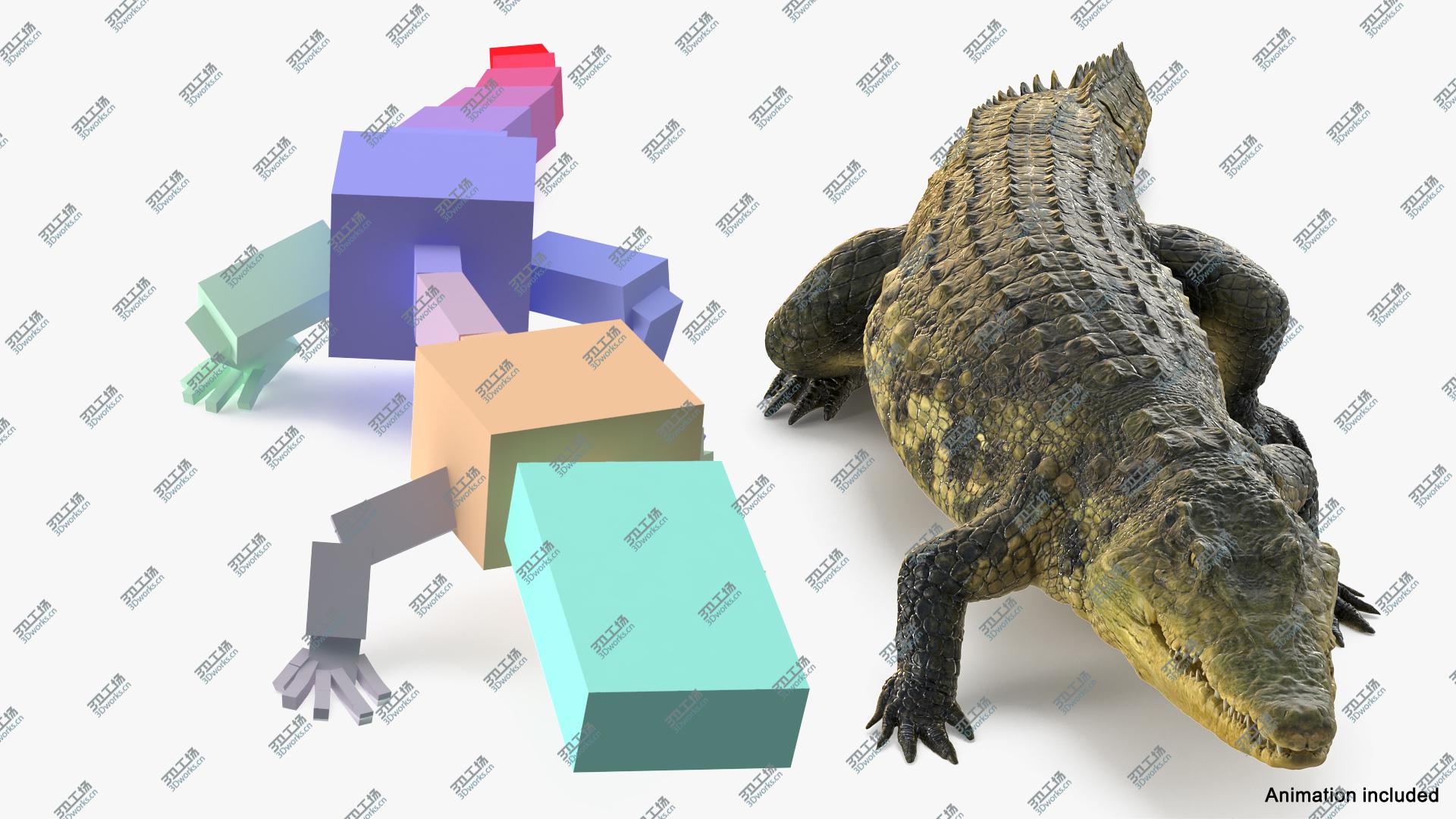 images/goods_img/2021040231/Animated Crocodile Walking Rigged 3D model/4.jpg